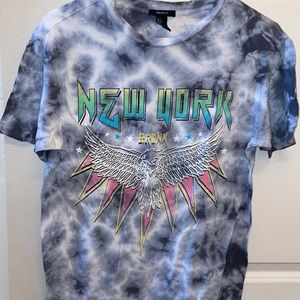 Grey New York Forever 21 T-Shirt